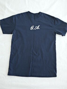 Gracie Abrams Official GA Logo Deep Navy Blue Short Sleeve Tee S